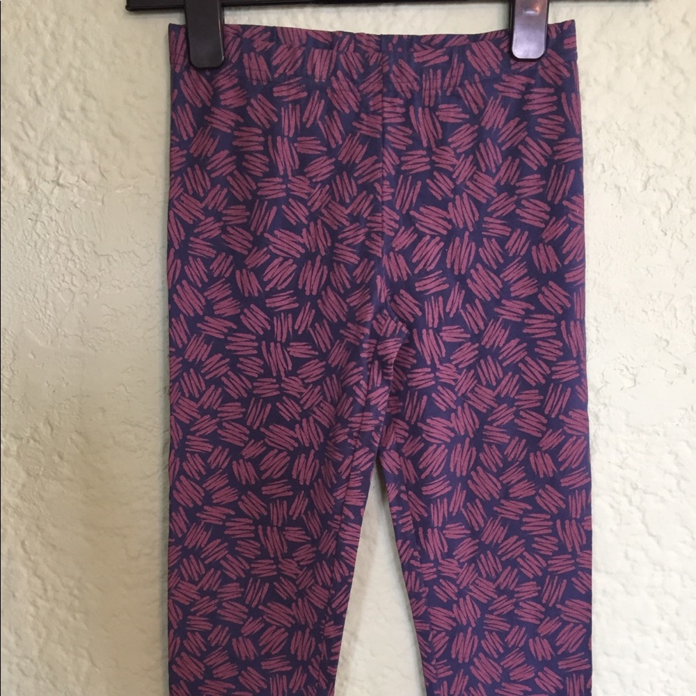 UNIQLO Blue Geometric Design 3/4 Leggings